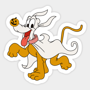 Pluto Halloween Sticker